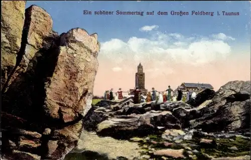 Ak Niederreifenberg Schmitten im Taunus, Großer Feldberg