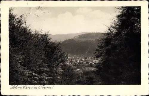 Ak Schmitten im Taunus Hessen, Teilansicht
