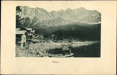 Ak Grainau im Kreis Garmisch Partenkirchen, Eibsee