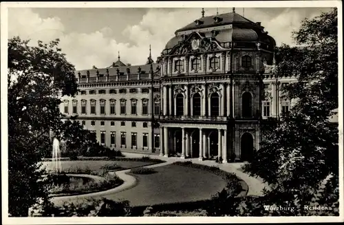 Ak Würzburg am Main Unterfranken, Residenz