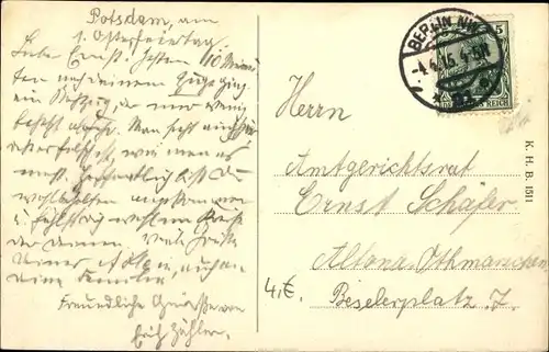 Ak Potsdam in Brandenburg, Panorama