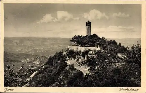 Ak Jena in Thüringen, Blick zum Fuchsturm