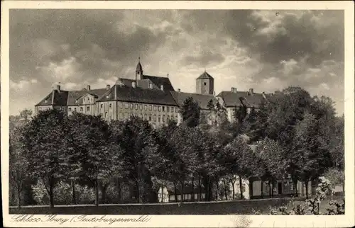 Ak Bad Iburg in Niedersachsen, Blick zum Schloss