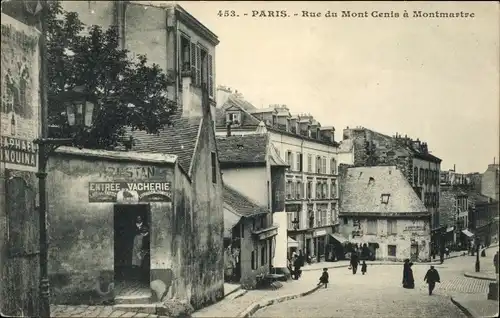 Ak Paris XVIII., Rue du Mont Cenis, Vacherie