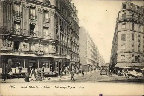 Ak Paris XVIII., Rue Joseph Dijon, Handlung A. Delcey