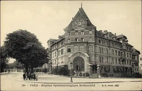 Ak Paris XIII., Hopital Ophtalmologique Rothschild