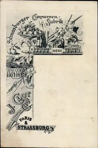 Ak Strasbourg Straßburg Elsass Bas Rhin, Conserven-Fabrik, Schlettstadt, Münster St. Georg