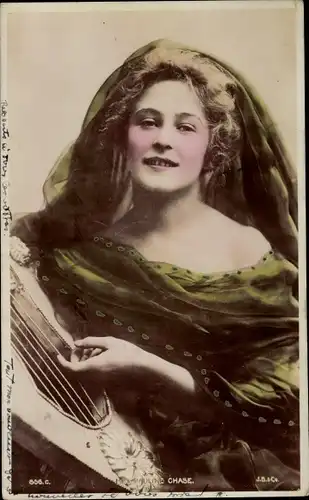 Ak Schauspielerin Pauline Chase, Portrait