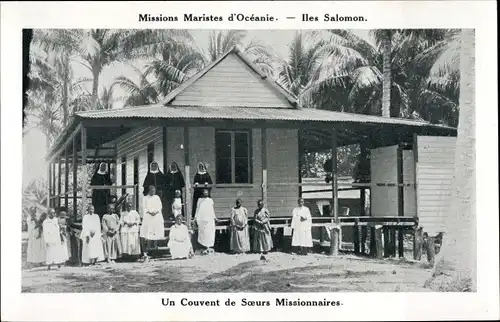 Ak Ozeanien, Missions des Pères Maristes, Couvent de Soeurs Missionnaires