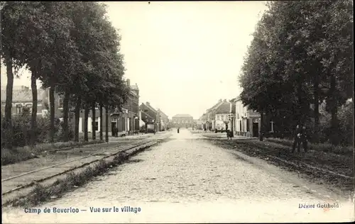 Ak Beverloo Beverlo Beringen Flandern Limburg, Vue sur le village