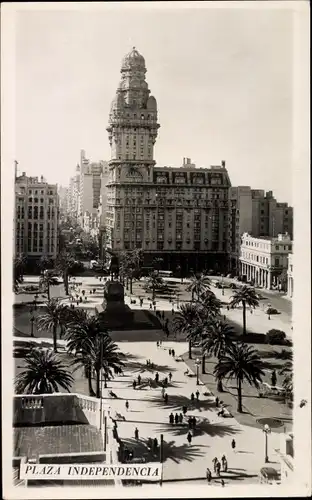 Ak Montevideo Uruguay, Plaza Independencia
