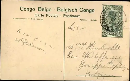 Ak Kambove Congo Belge DR Kongo Zaire, les Mines, chargement des Wagons