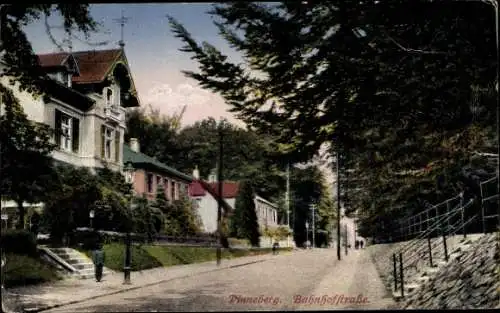 Ak Pinneberg in Holstein, Bahnhofstraße