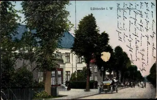 Ak Lübbecke in Westfalen, Bahnhofstraße