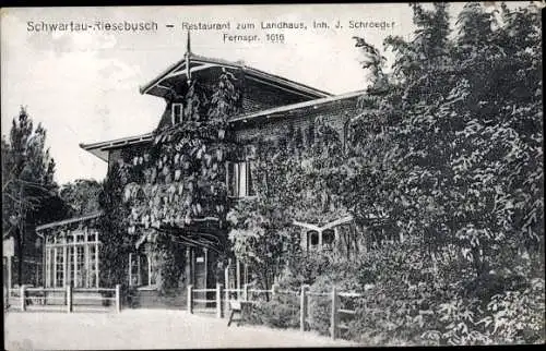 Ak Bad Schwartau in Ostholstein, Riesebusch, Restaurant zum Landhaus