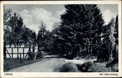 Ak Lohmar in Nordrhein Westfalen, Am Mühlenweg