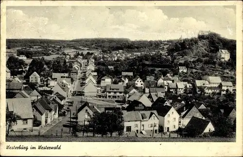 Ak Westerburg im Westerwald, Gesamtansicht, Fliegeraufnahme