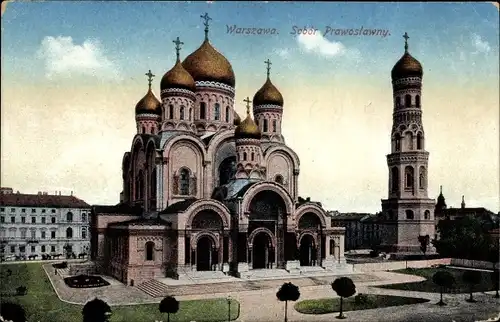 Ak Warszawa Warschau Polen, Sobor Prawoslawny