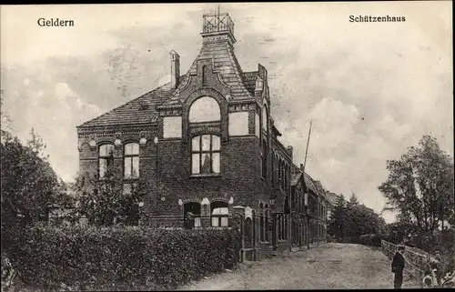 Ak Geldern am Niederrhein, Schützenhaus