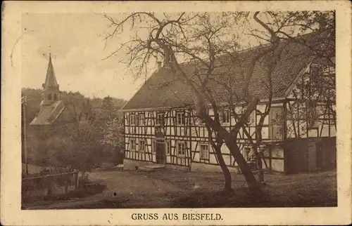 Ak Biesfeld Kürten Rheinisch Bergischen Kreis, Gasthaus Müller