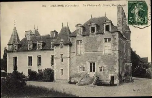 Ak Mézidon Calvados, Le Chateau du Breuil