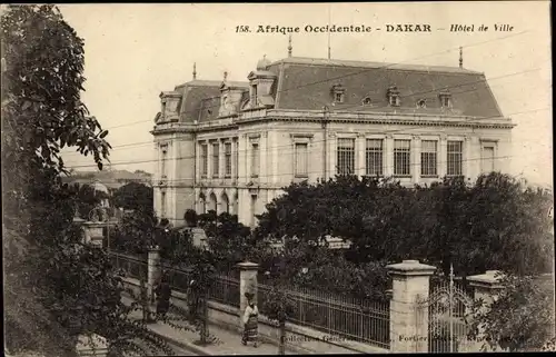 Ak Dakar Senegal, Afrique Occidentale, Hôtel de Ville, Rathaus