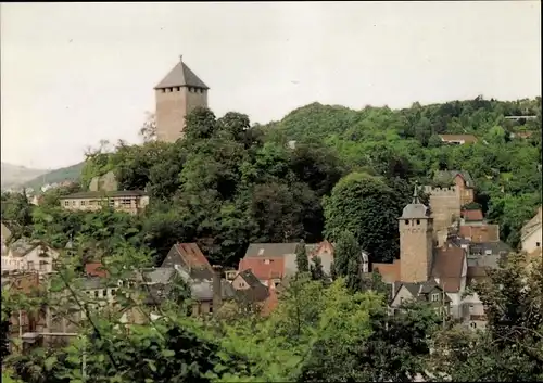 Ak Sonnenberg Wiesbaden in Hessen, Blick vom Kreuzberg, Burg, Kapellenturm