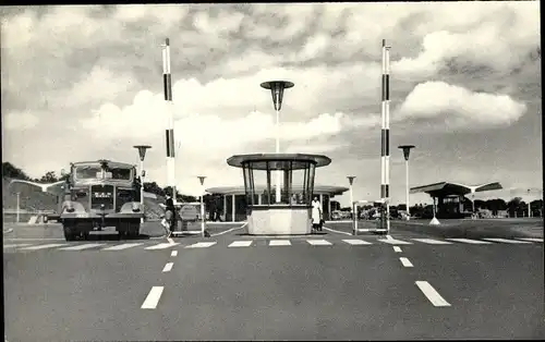 Ak Flensburg in Schleswig Holstein, Deutsch Dänische Grenze, Grenzposten