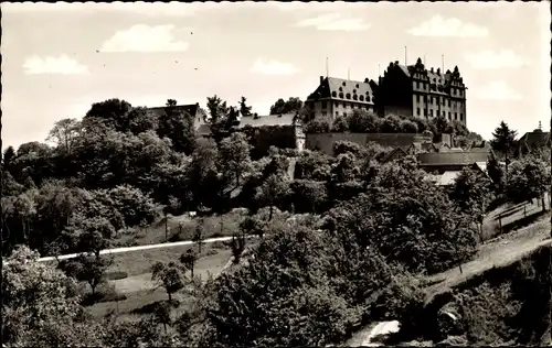 Ak Lichtenberg Fischbachtal im Odenwald, Blick auf das Schloss