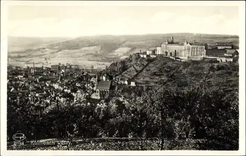 Ak Kulmbach in Oberfranken, Gesamtansicht mit Burg