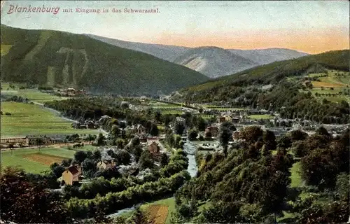 Ak Bad Blankenburg in Thüringen, Gesamtansicht