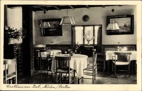 Ak Müden an der Örtze Faßberg Lüneburger Heide, Gasthaus zur Post