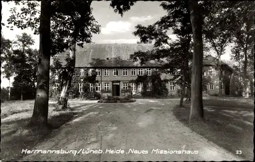 Ak Hermannsburg, Lüneburger Heide, Neues Missionshaus