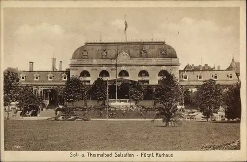 Ak Bad Salzuflen in Lippe, Fürstliches Kurhaus