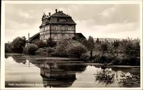 Ak Gleusdorf Untermerzbach in Unterfranken, Kath. Apostolatshaus, Müttergenesungsheim