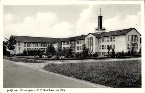 Ak Steinhagen in Westfalen, Volksschule