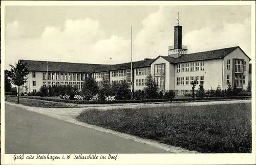 Ak Steinhagen in Westfalen, Volksschule