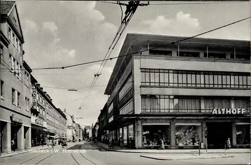 Ak Gladbeck im Ruhrgebiet Westfalen, Hochstraße, Althoff