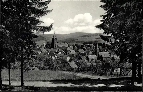 Ak Gebhardshain im Westerwald, Blick aus der Ferne auf den Ort