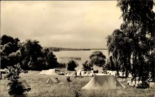 Ak Himmelpfort Fürstenberg an der Havel, Camping am Stolpsee, Zelte