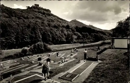 Ak Annweiler am Trifels Pfalz, Kleingolfplatz