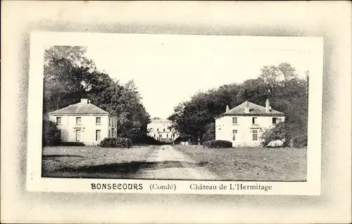 Ak Bon Secours Bonsecours Péruwelz Hennegau, Chateau de l'Hermitage
