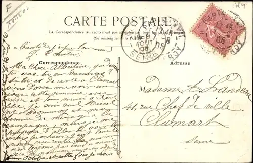Ak Paris XVII., Rue Lemercier, Geschäfte