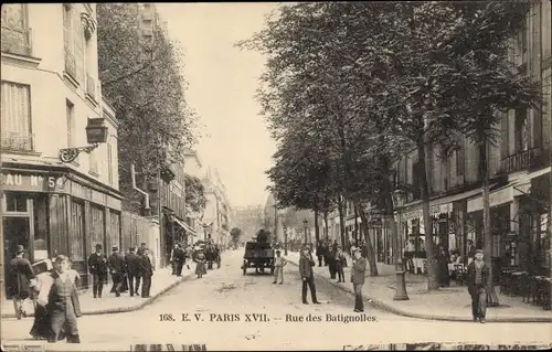 Ak Paris XVII., Rue des Batignolles, Dentiste