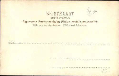 Ak Zaandam Zaanstad Nordholland, Oostzijde