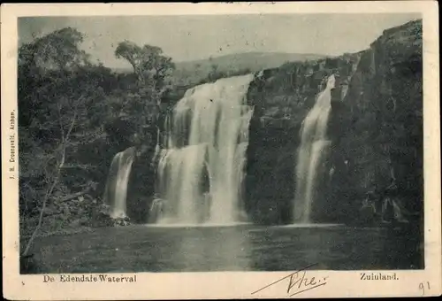 Ak Zululand Südafrika, De Edendale Waterval