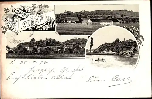 Litho Liebenburg in Niedersachsen, Teilansichten, Flusspartie