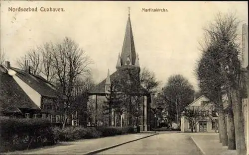 Ak Nordseebad Cuxhaven, Martinskirche