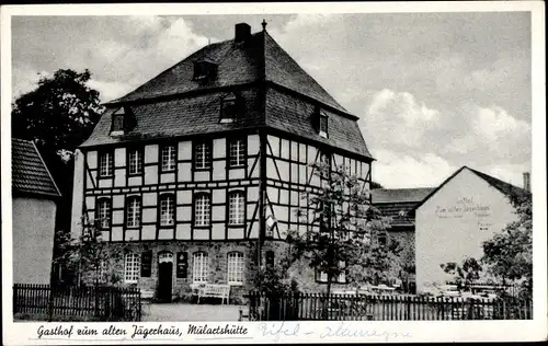 Ak Mulartshütte Roetgen in Nordrhein Westfalen, Gasthof zum alten Jägerhaus