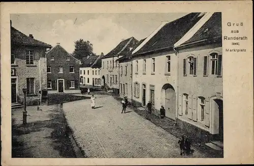 Ak Randerath Heinsberg an der Wurm, Partie am Marktplatz